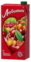 Сок Любимый Вишня-Черешня 1 л